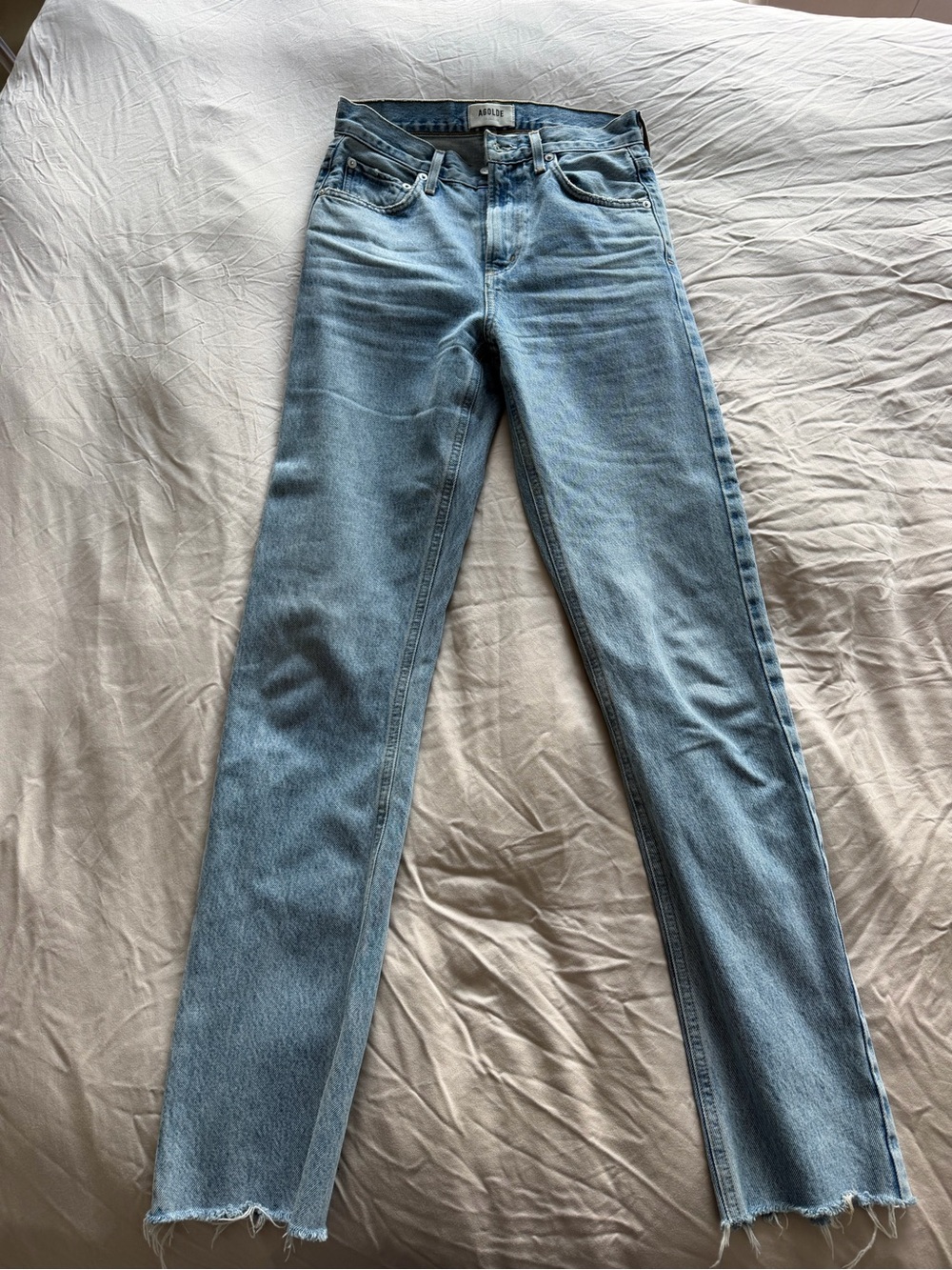 Agolde Light Blue Straight-Leg Women’s Jeans